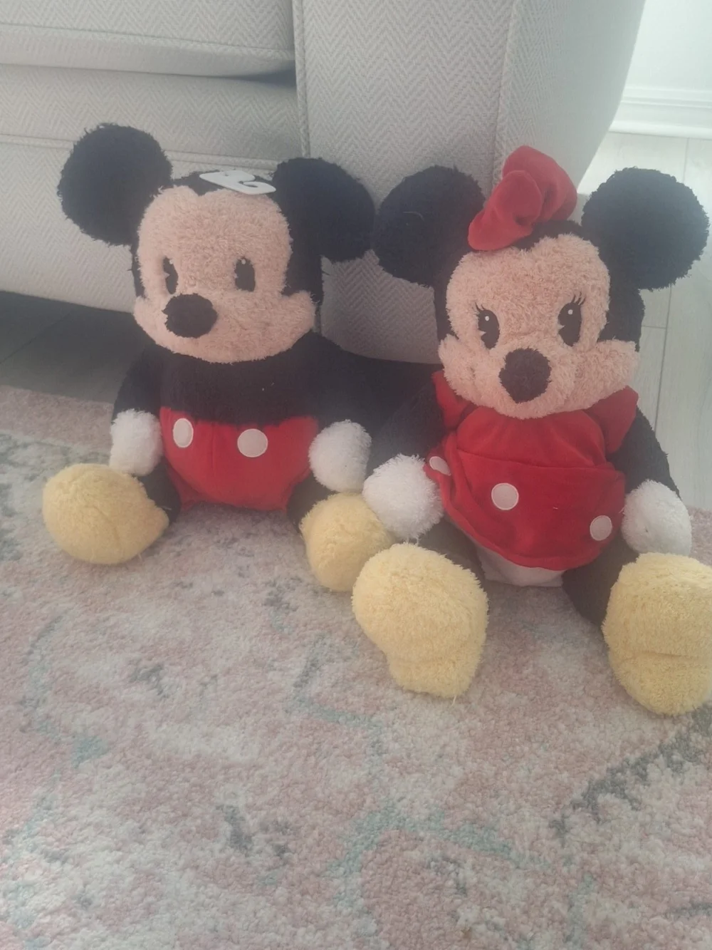 Disney Soft Minnie and Mickey Plushies